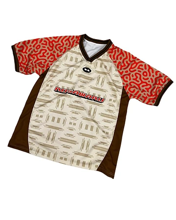 Maillot Héritage Afrique - Cream / Brick - NOSA CO.