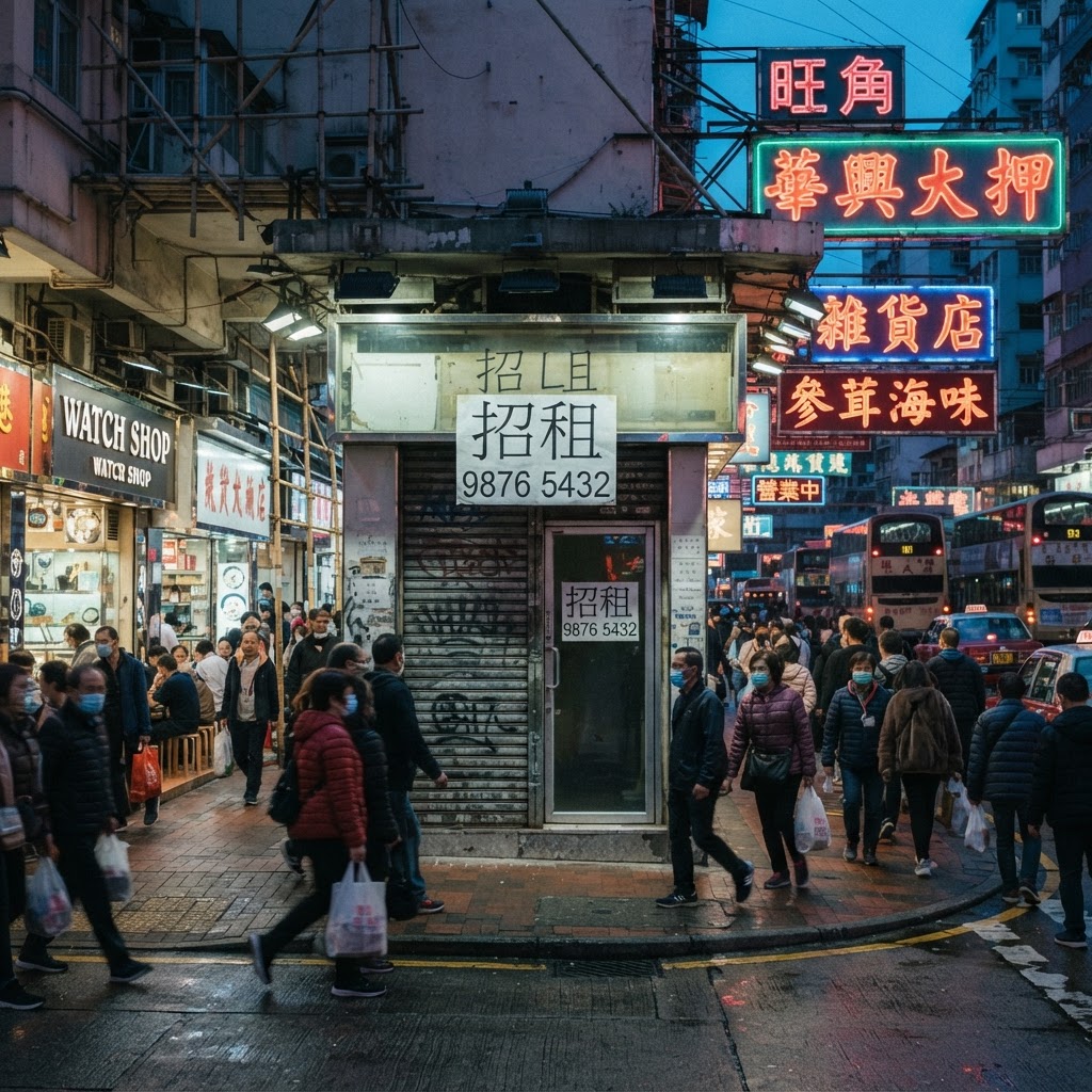 旺角核心街舖租賃觀察：零售市道調整下的租金走勢分析