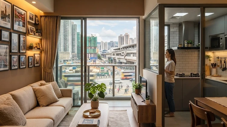 油塘擎海I示位拆解:兩房重視空間感 一房主打無走廊布局