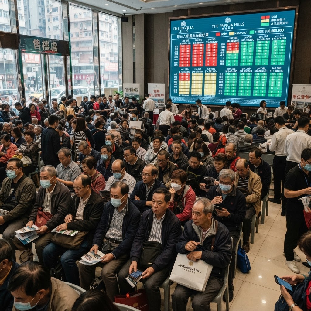 油塘新盤擎海I首輪開售直擊：逾三萬票爭奪背後的入市策略