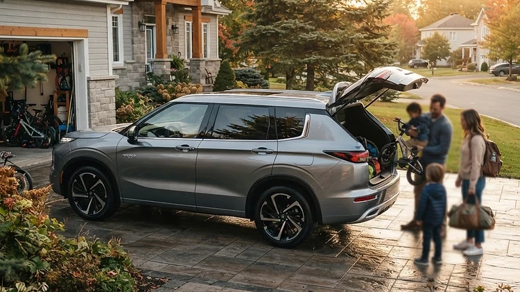 7 places et électrique : l'Outlander PHEV pour les familles de la Rive-Sud