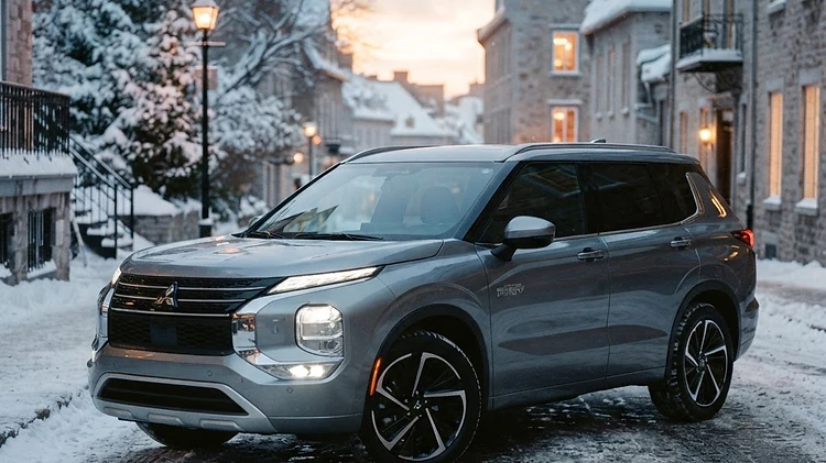 Préparer son Outlander PHEV pour l'hiver à Lévis : pneus et préchauffage