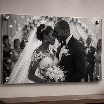 Floating Acrylic Pictures with Standoffs