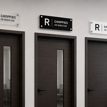 Acrylic Door Name Plate
