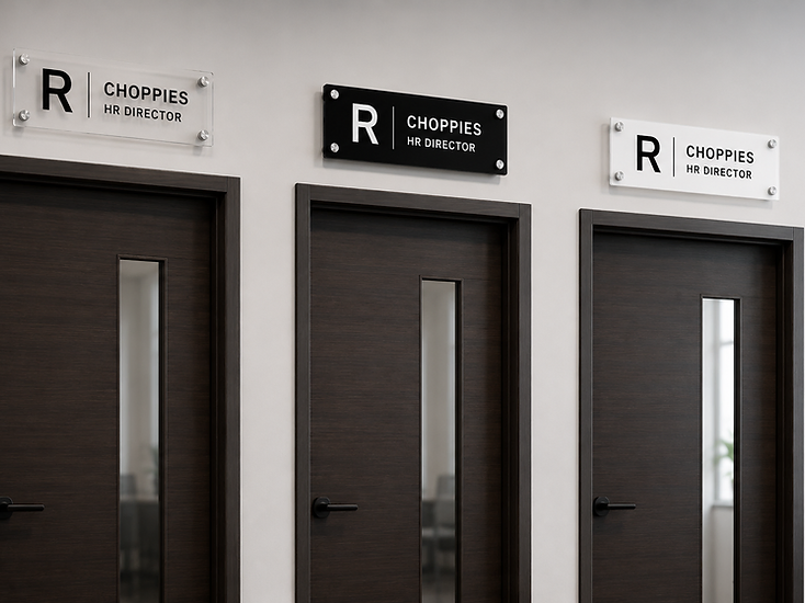 Acrylic Door Name Plate