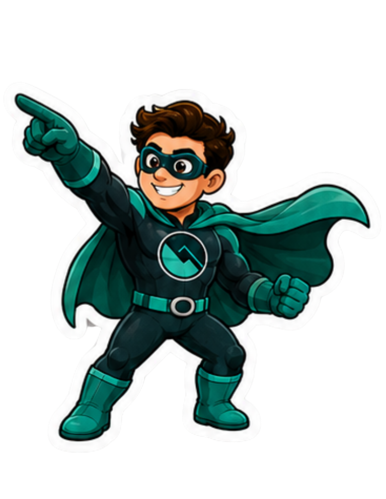 Carpet Hero pointing to the package comparison