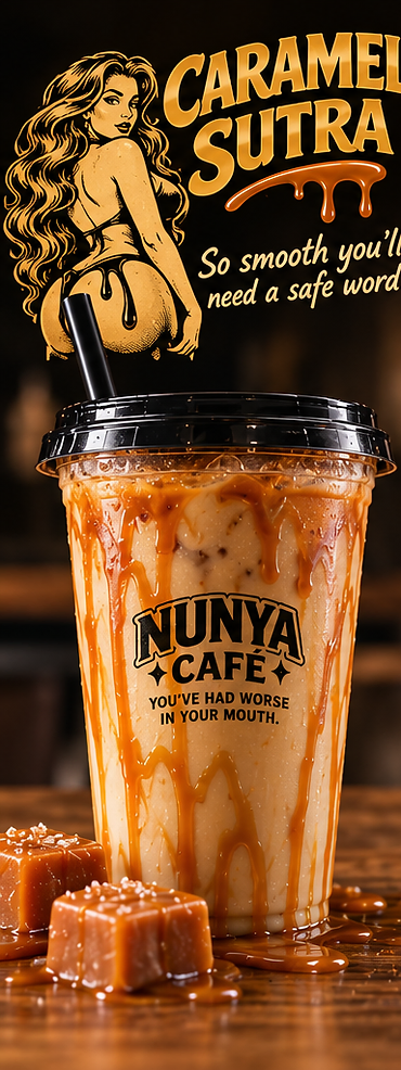 Caramel Sutra iced coffee