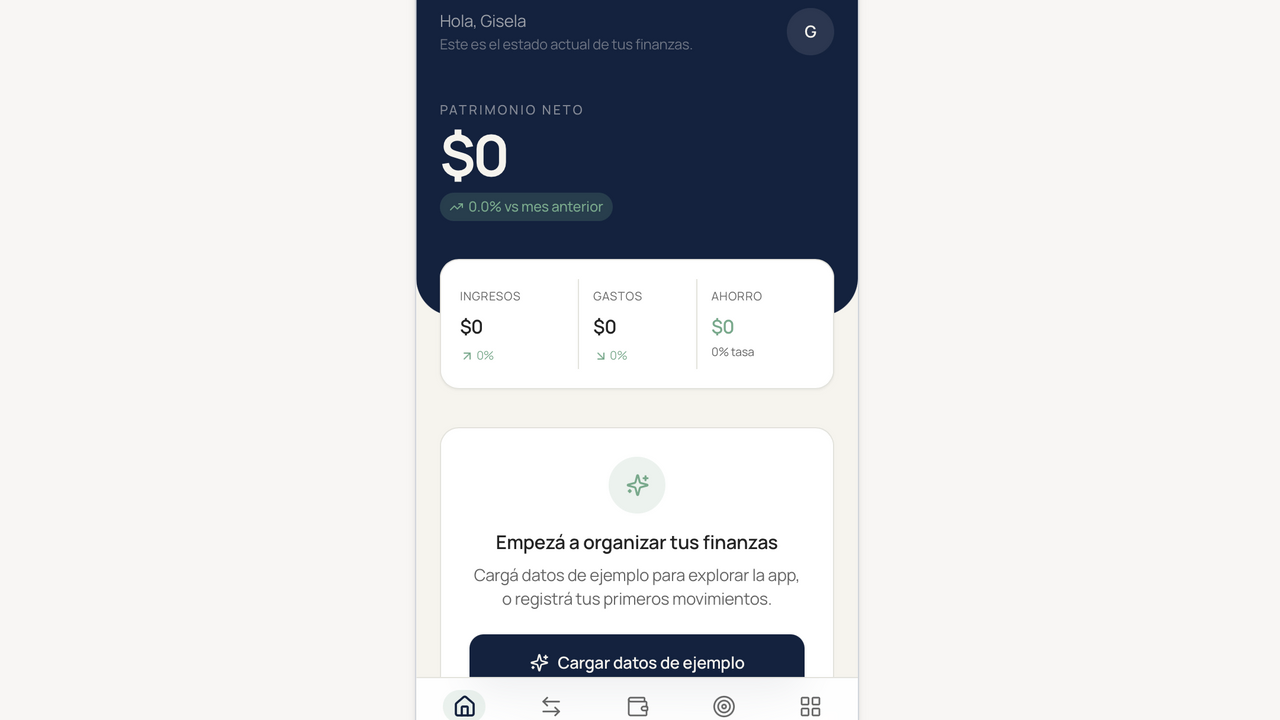 Asistente de Finanzas template preview