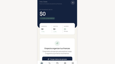 Asistente de Finanzas template preview