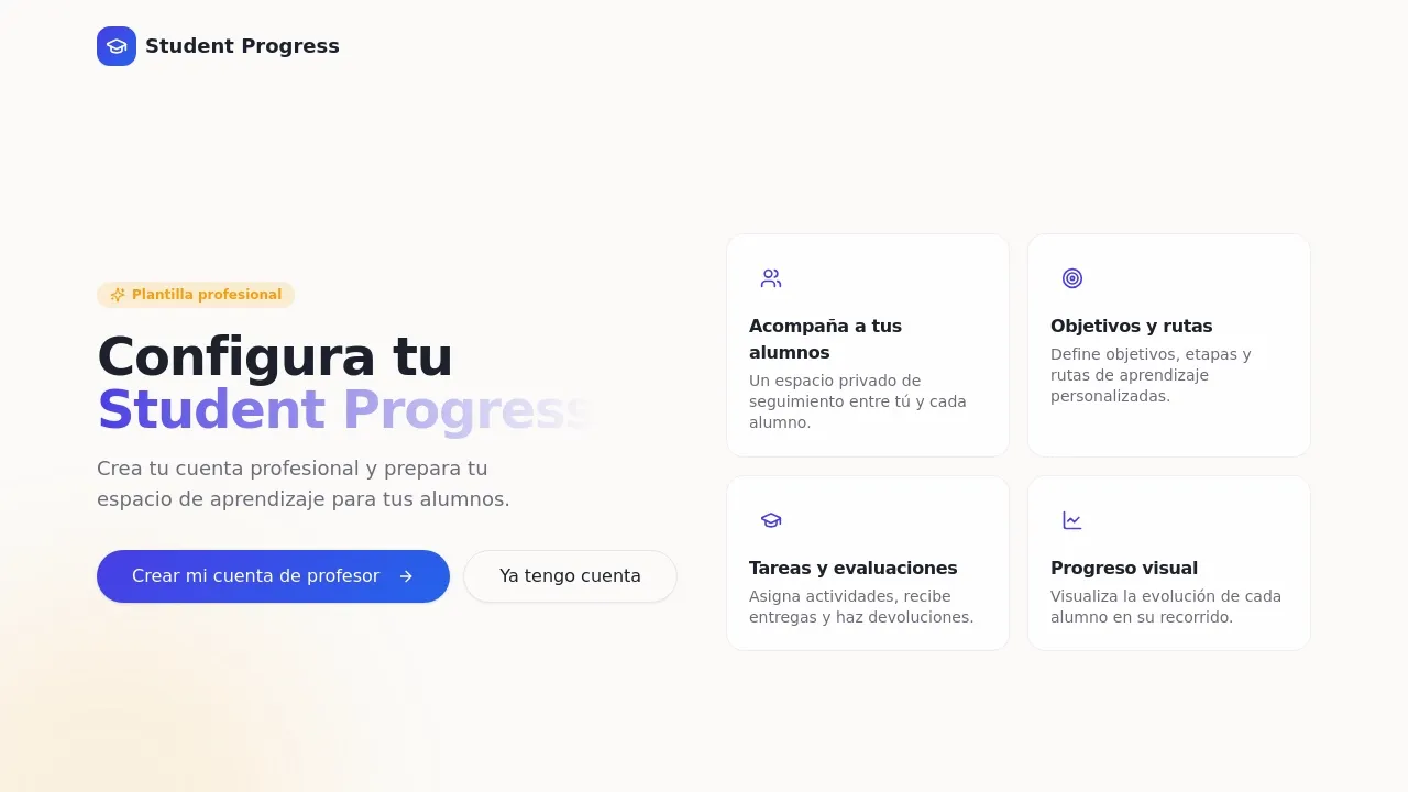 App para profesores template preview