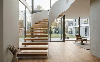 Treppen als Raumskulptur: Stufen, Belag und Licht im Dialog