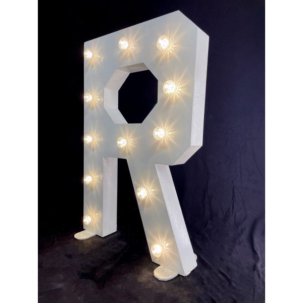 LED Light Up Letter R