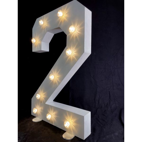 LED Light Up Number 2