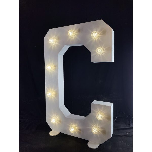 LED Light Up Letter C