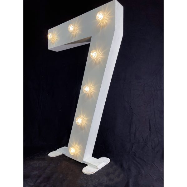 LED Light Up Number 7