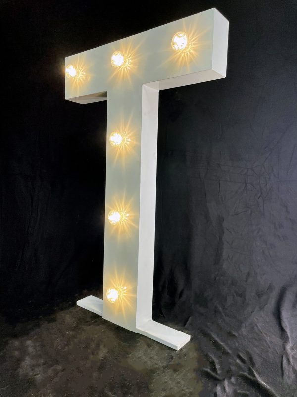 LED Light Up Letter T
