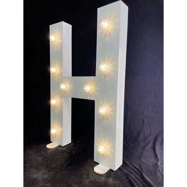LED Light Up Letter H