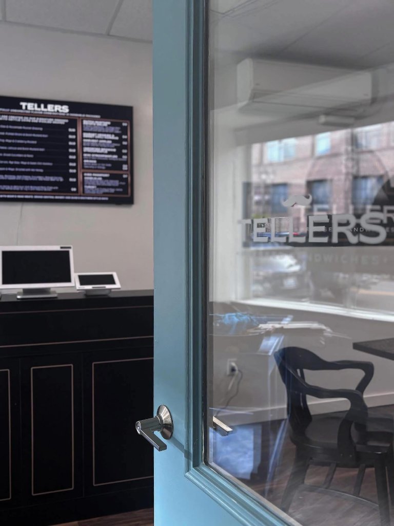 Inside The Cole Street Teller pressed sandwich shop on Cole Street in Enumclaw, WA