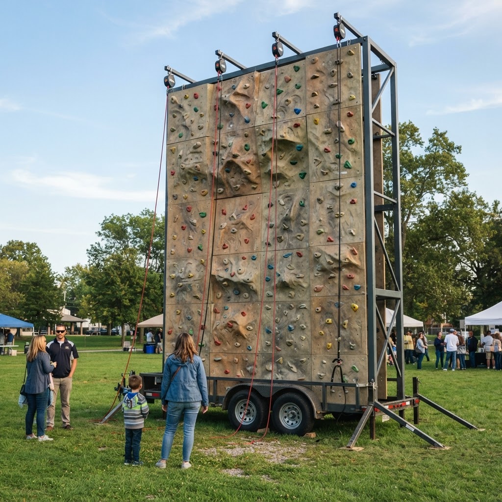 Rock Climbing Wall for kids parties and events