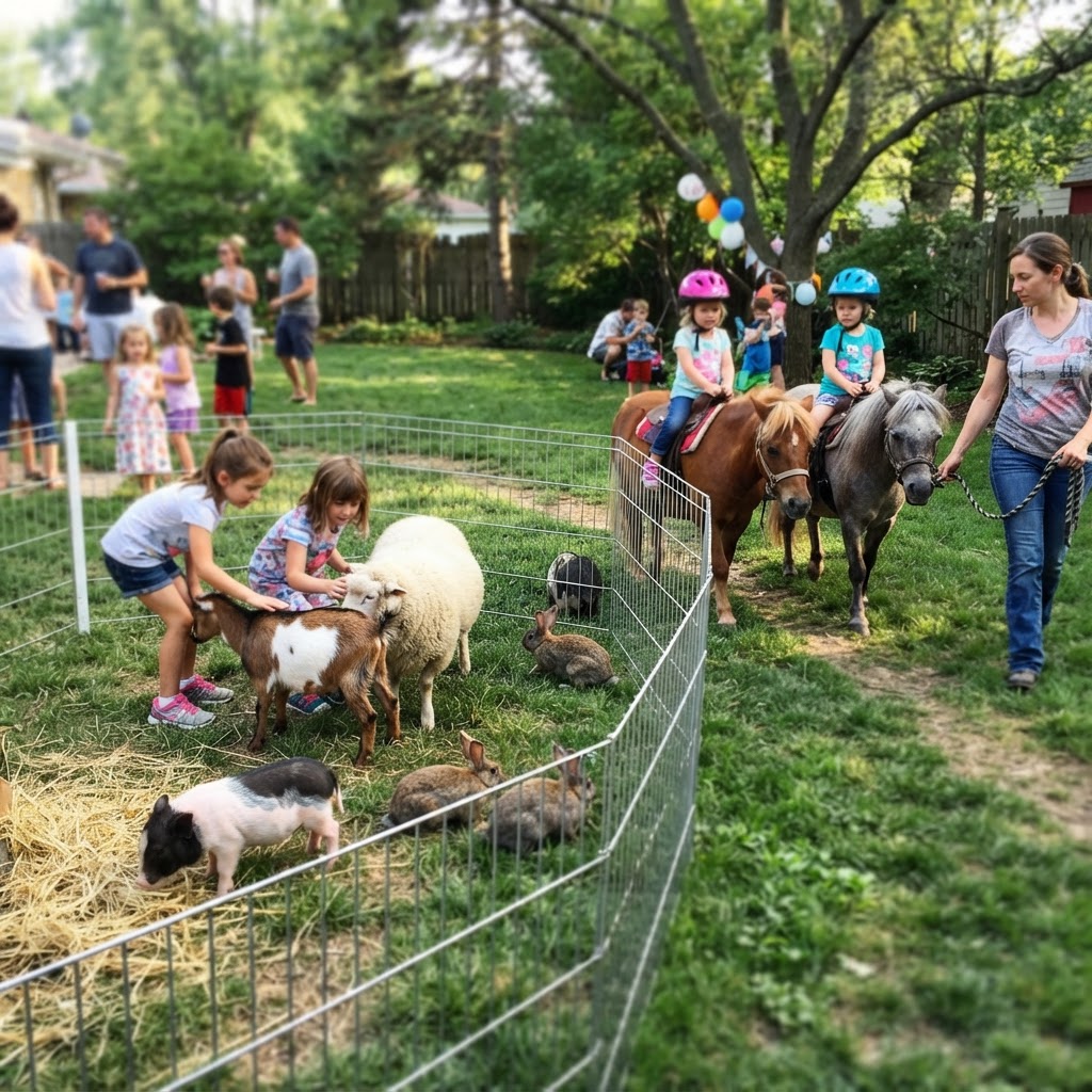 Petting Zoos + Pony Rides