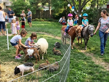 Petting Zoos + Pony Rides