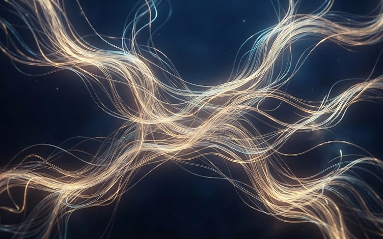 Abstract neural pathways representing the journey of learning and understanding in neuroscience