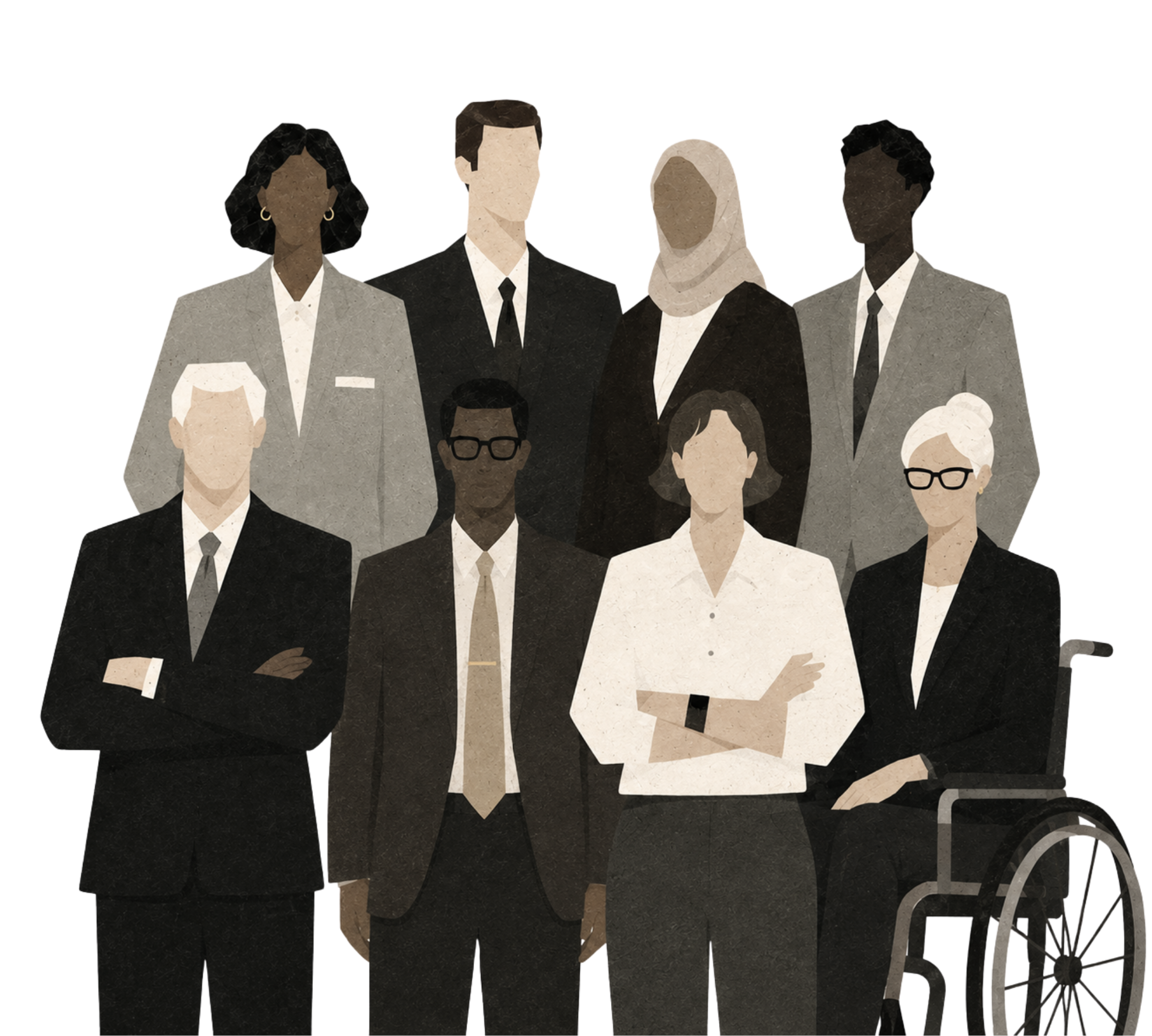 Diverse professionals shaping the future of public-serving practice
