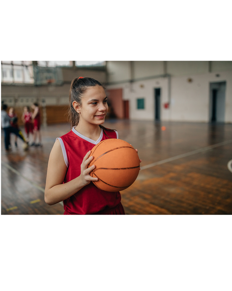 Young REI Jr. basketball player