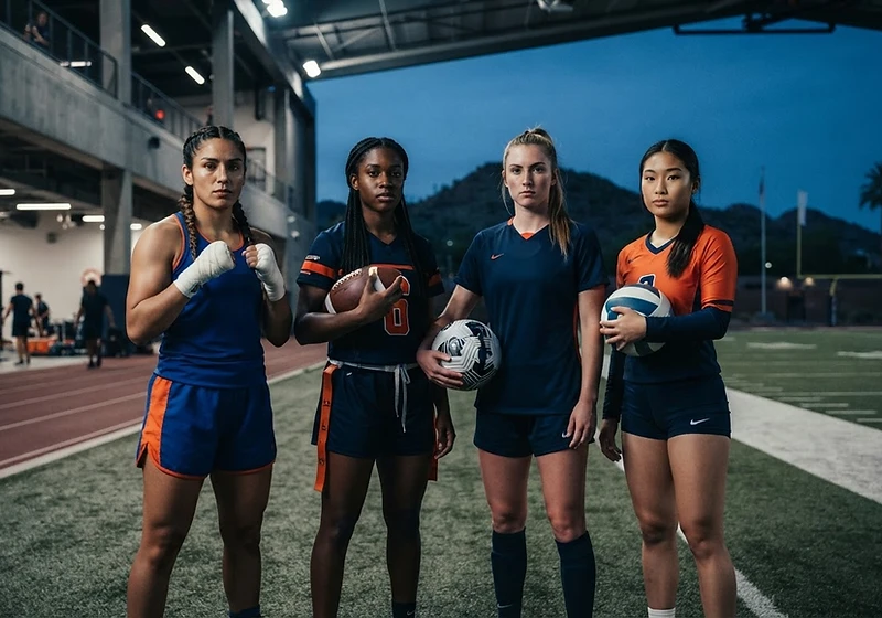 REI multi-sport student-athletes training