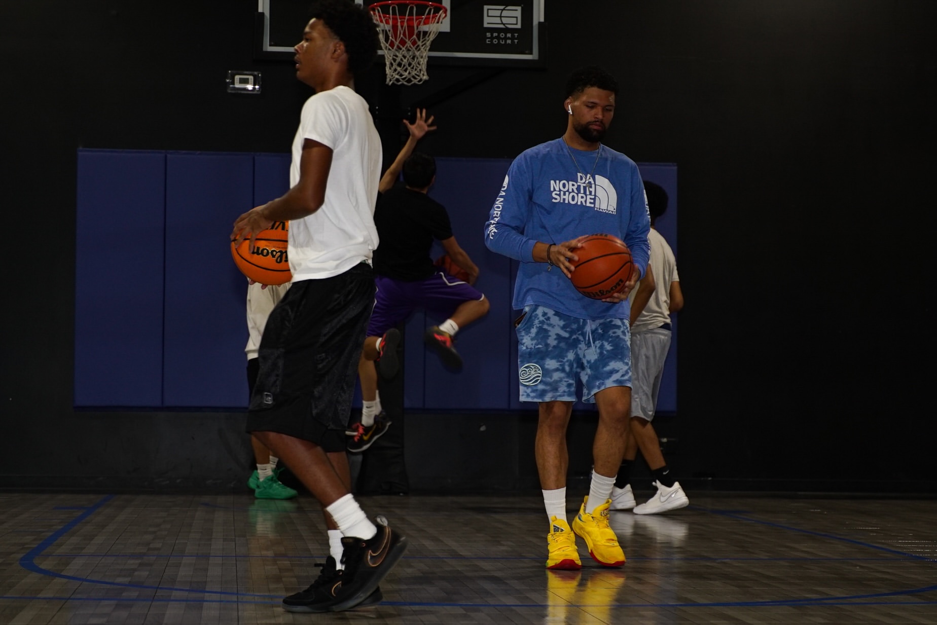 Valley Titans players at Ballin Elite