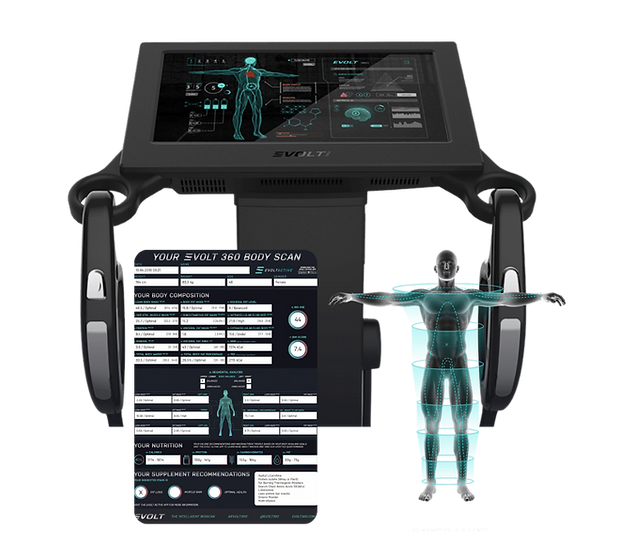 The Evolt body composition scanner at Familia Fitness