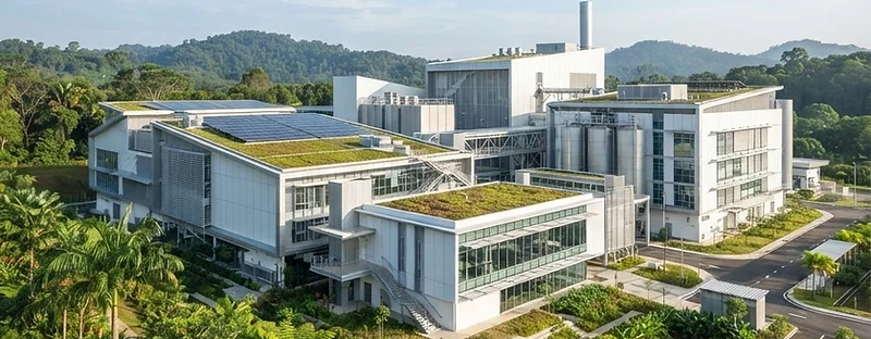 Modern green-integrated bio-technology facility in Malaysia