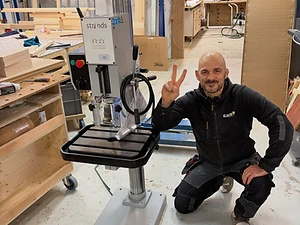Kalle på Kapa produktion Budade hem en helt ny Strand S25 Pelarborr på Sernbr…