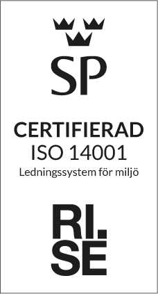 SP Certifierad ISO 14001 – RISE