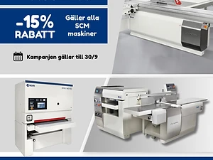 MÄSSDEAL - 15% på scm maskiner, se alla maskiner på vår hemsida. Kampanjen gä…
