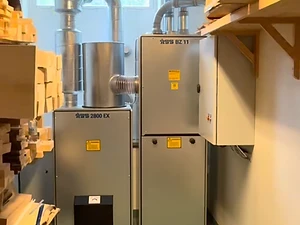 Installation av ÅSS spånsugsanläggning 2800 EX inkl rördragning och luftrenar…