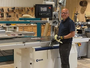 Hej Öland 👋🏻 Leverans och installation av SCM vertikalfräs CLASS 145ep till…