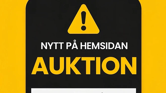 Förra veckan lanserade vi ny hemsida - idag lanserar vi auktioner 🚀