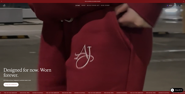 AJURA website project by ReadyRun Digital