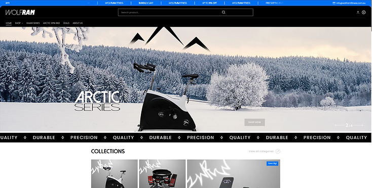 Wolfram Fitness website project by ReadyRun Digital