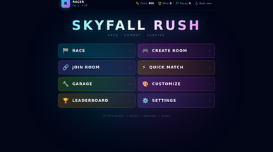 SkyFall Rush template preview