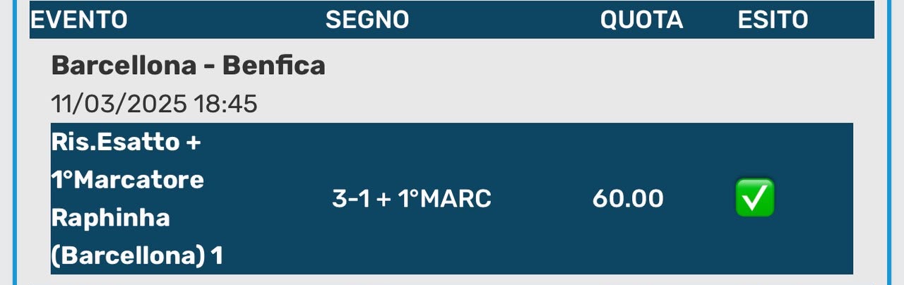 Barcellona - Benfica