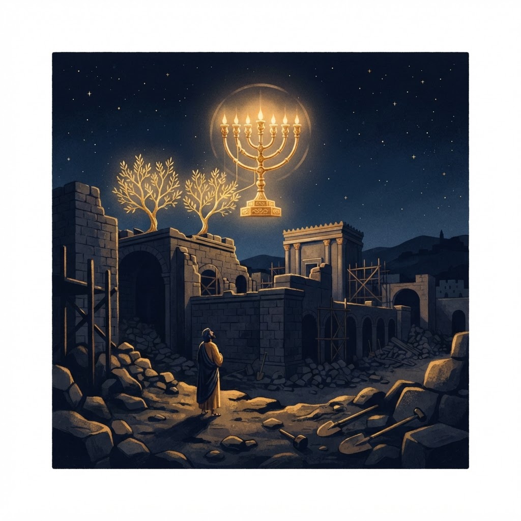 The Courage of Zerubbabel in the Shadow of the Temple