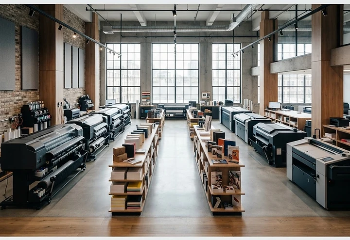 Kazane Print atelier interior