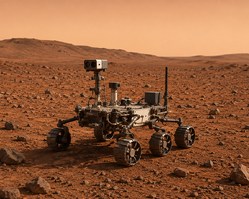 Arendor Rover on the Martian surface