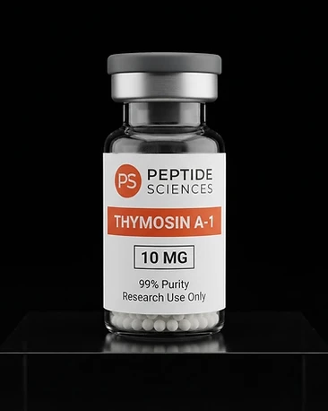 Peptide Sciences Thymosin Alpha-1 — Thymic peptide (N-acetyl-seryl-aspartyl-lysyl-proline etc.) research peptide by Peptide Hub Biotech World Wide