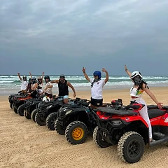 Quad sur la plage