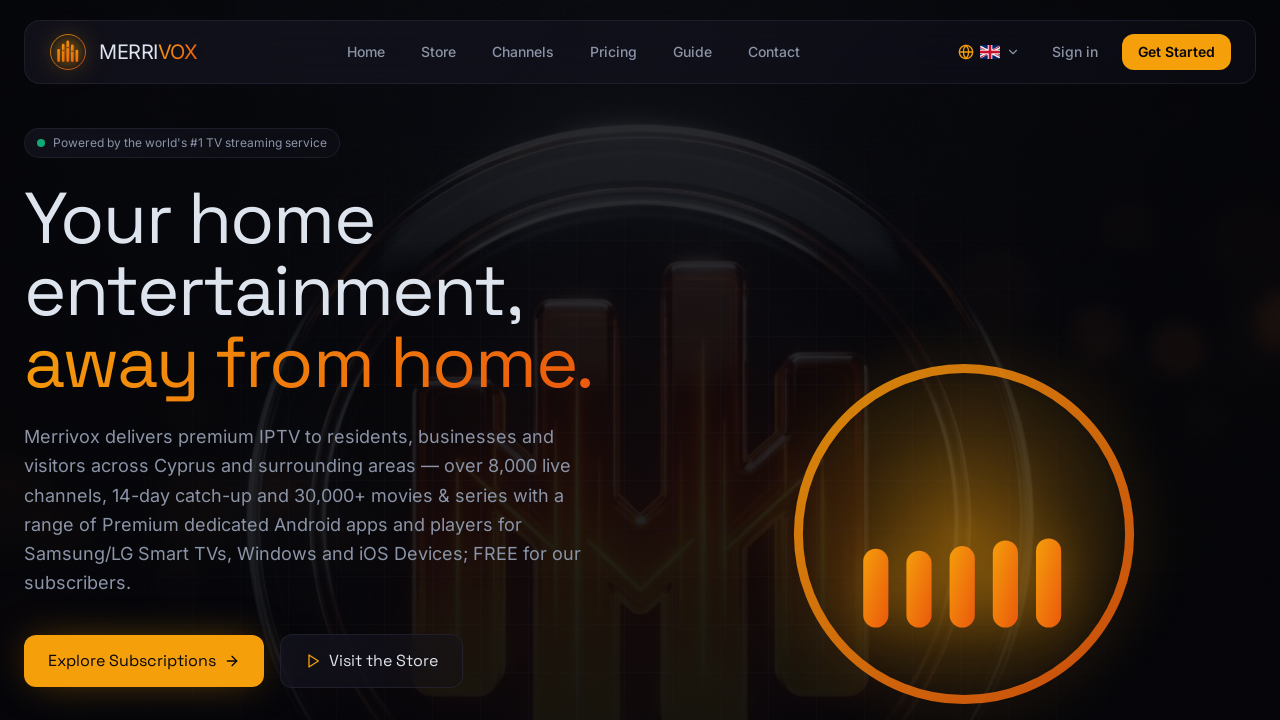 IPTV Sales & CRM - Website/App template preview