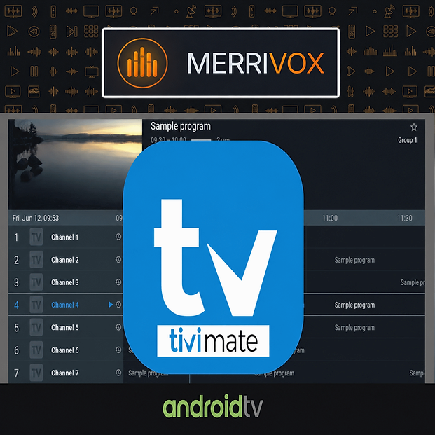 Tivimate app for Android TV and Smart TVs
