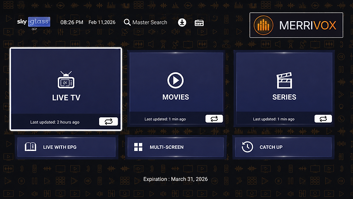 Merrivox Sky Glass Air app for Android